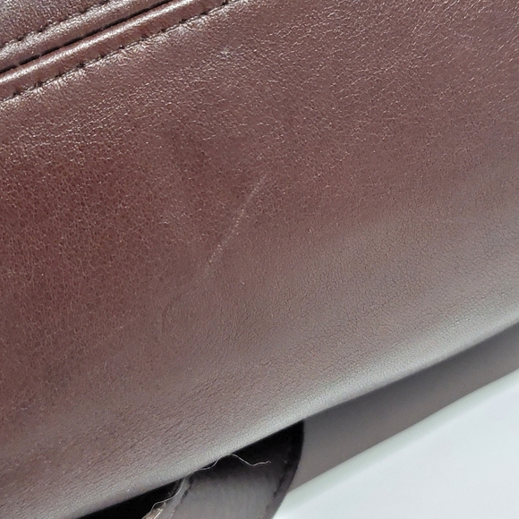Coach Vintage Mahogany Brown Leather Purse - Picture 15 of 15